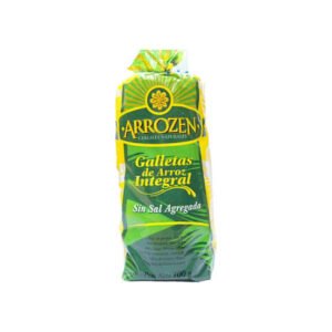 ARROZEN GALLETAS DE ARROZ INTEGRAL SIN SAL AGREGADA X100G