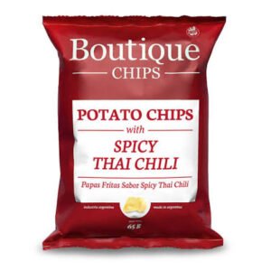 BOUTIQUE CHIPS DE PAPAS SPICY THAI CHILI 65G