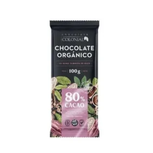COLONIAL CHOCOLATE ORGANICO 80% X 100 G