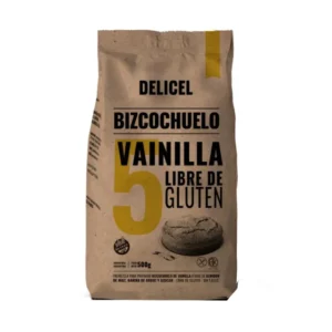 DELICEL PREMEZCLA S/TACC BIZCOCHUELO VAINILLA X 500G