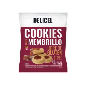 DELICEL COOKIES PEPAS MEMBRILLO SIN TACC X 150 G