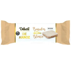 DELUXE GALLETA ARROZ S/TAAC CHOCOLATE BLANCO X 115 G