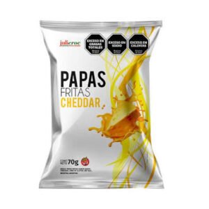 JULICROC PAPAS FRITAS CHEDDAR S/TACC X 70 G