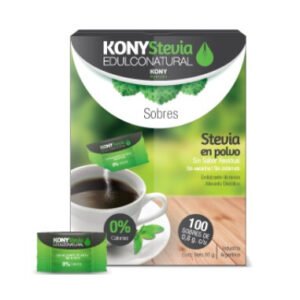 KONY STEVIA S/TACC EN POLVO X 80 G-100 SOBRES X 0.8 G