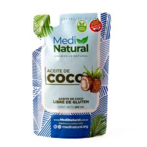 MEDINATURAL ACEITE DE COCO DOY PACK X 250 ML