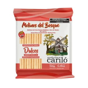 MOLINOS DEL BOSQUE TOSTADAS DE ARROZ DULCES X 150G