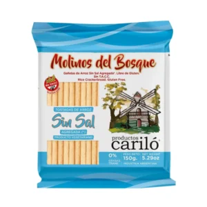 MOLINOS DEL BOSQUE TOSTADAS DE ARROZ S/SAL X 150G