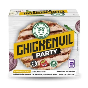 FLV CHICKENVIL PARTY HAMBURG S/TACC X 4UN 320 G