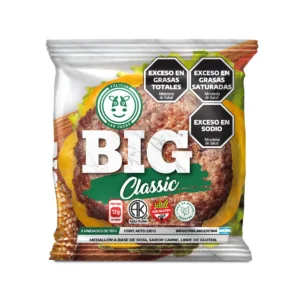 FLV BIG CLASSIC HAMBURG S/TACC SOJA SABOR CARNE X 2 U
