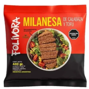 FOLIVORA MILANESA CALABAZA Y TOFU X2U
