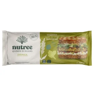 NUTREE BURGER QUINOA ESPINACA 4UN