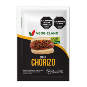 VEGGIELAND CHORIZO VEGANO X 3U X 270